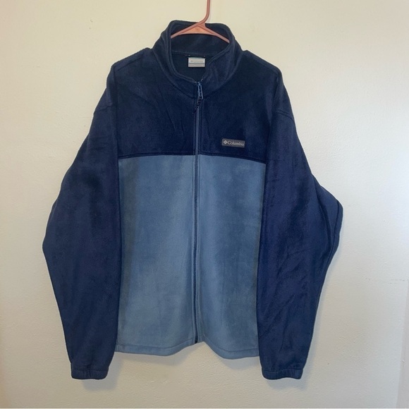 Columbia Steens Mountain 2.0 Full Zip Colorblock Fleece Jacket - Picture 1 of 5
